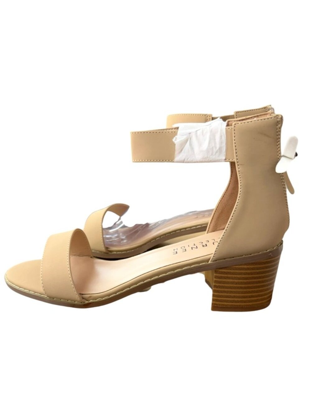 Journee Collection Percy Block Heel Sandals Women's Size 8.5 NWB